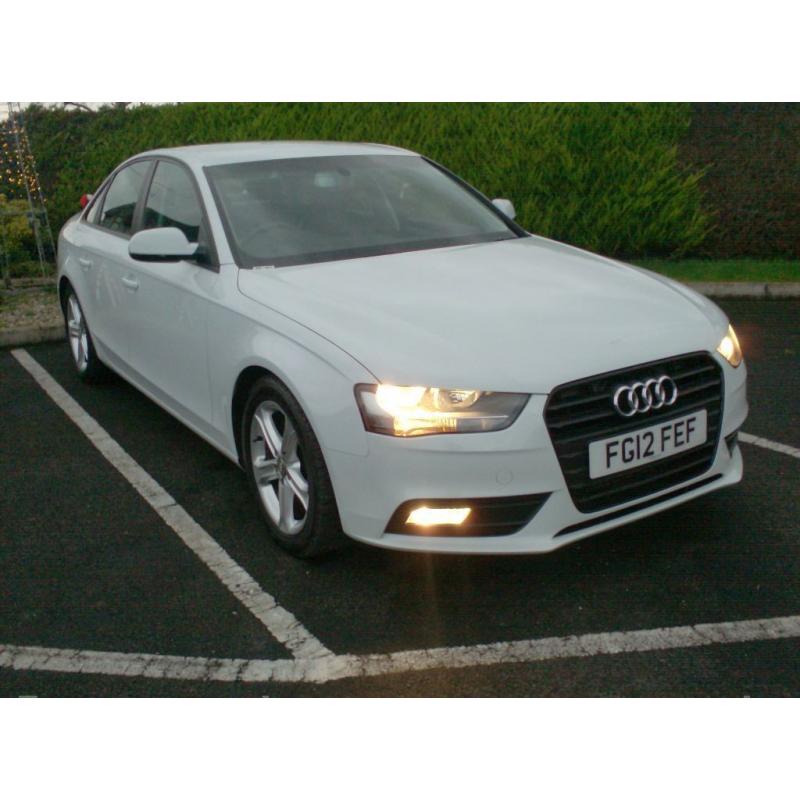 2012 Audi A4 2.0Tdi, New Model, in White, half leather