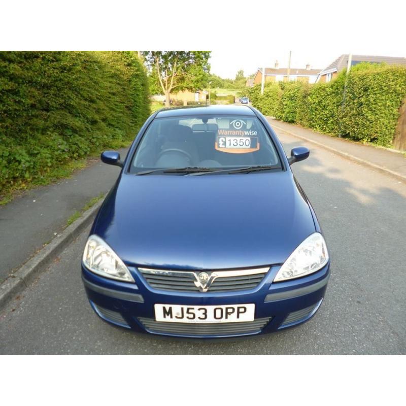 VAUXHALL CORSA ACTIVE + 66,000 FSH + 53 PLATE