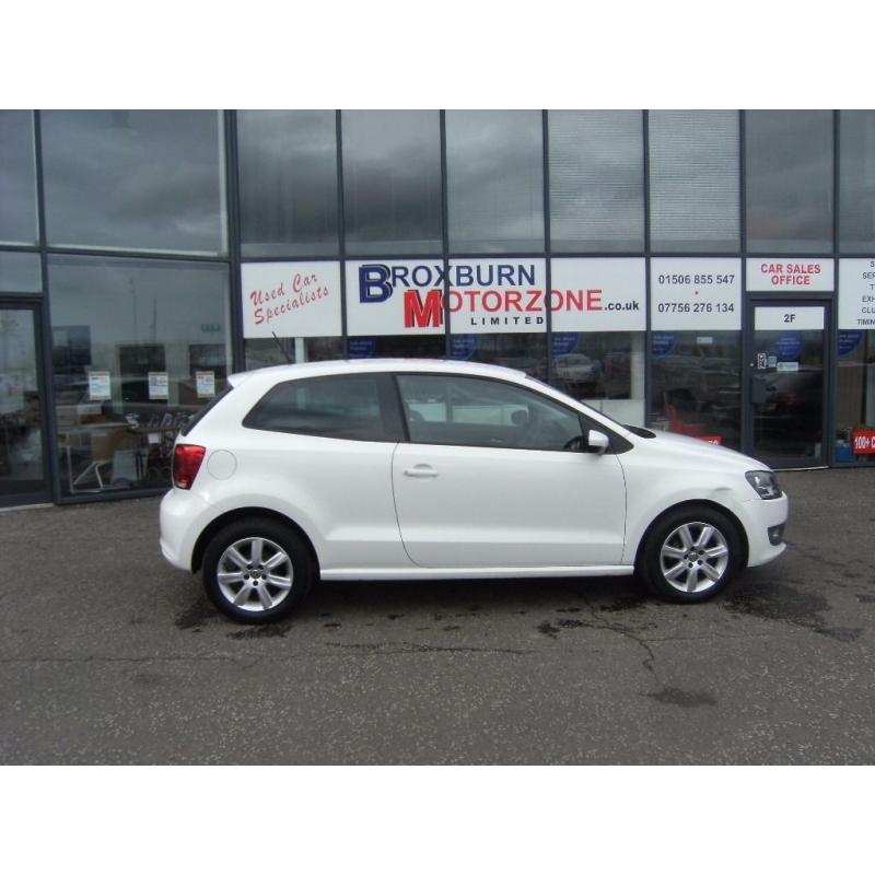 2012 12 VOLKSWAGEN POLO 1.2 MATCH 3d 59 BHP FREE 12 MONTHS MOT **** GUARANTEED FINANCE ****