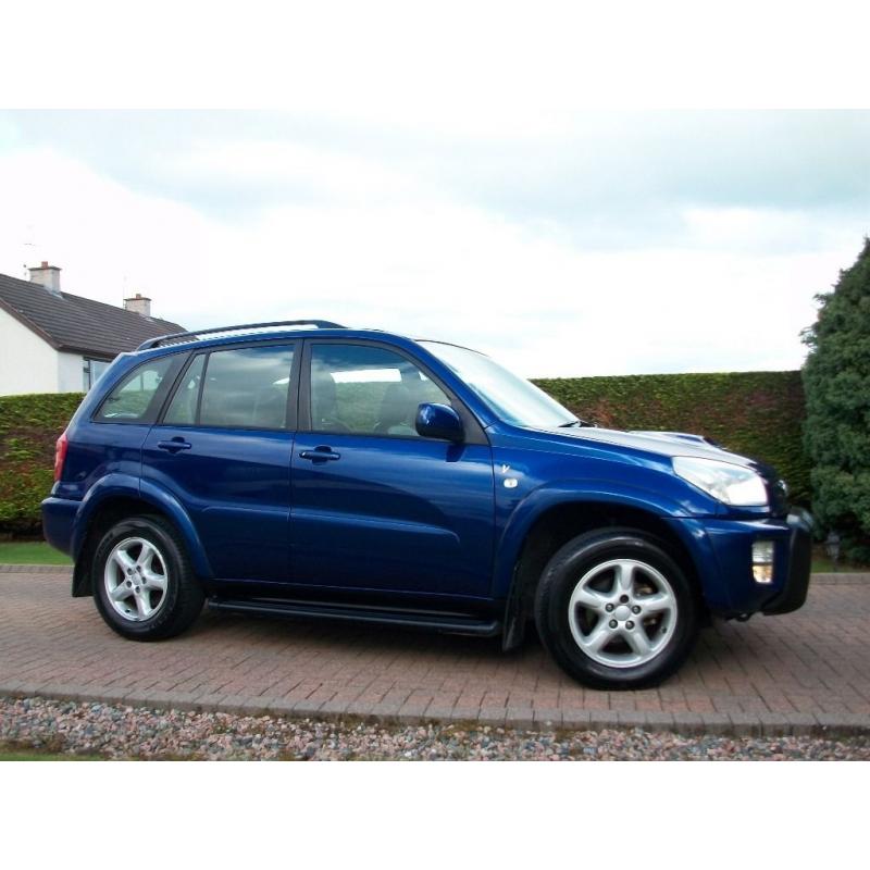 2002 TOYOTA RAV 4 D4D JEEP FULL LEATHER OUTSTANDING CONDITION