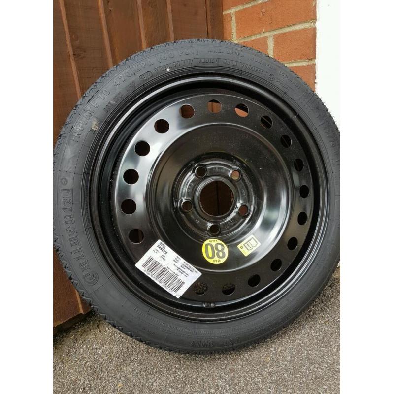 17 inch Space saver spare wheel vauxhall insignia