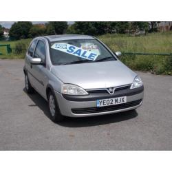 Vauxhall/Opel Corsa 1.0i 12v 2002MY Comfort