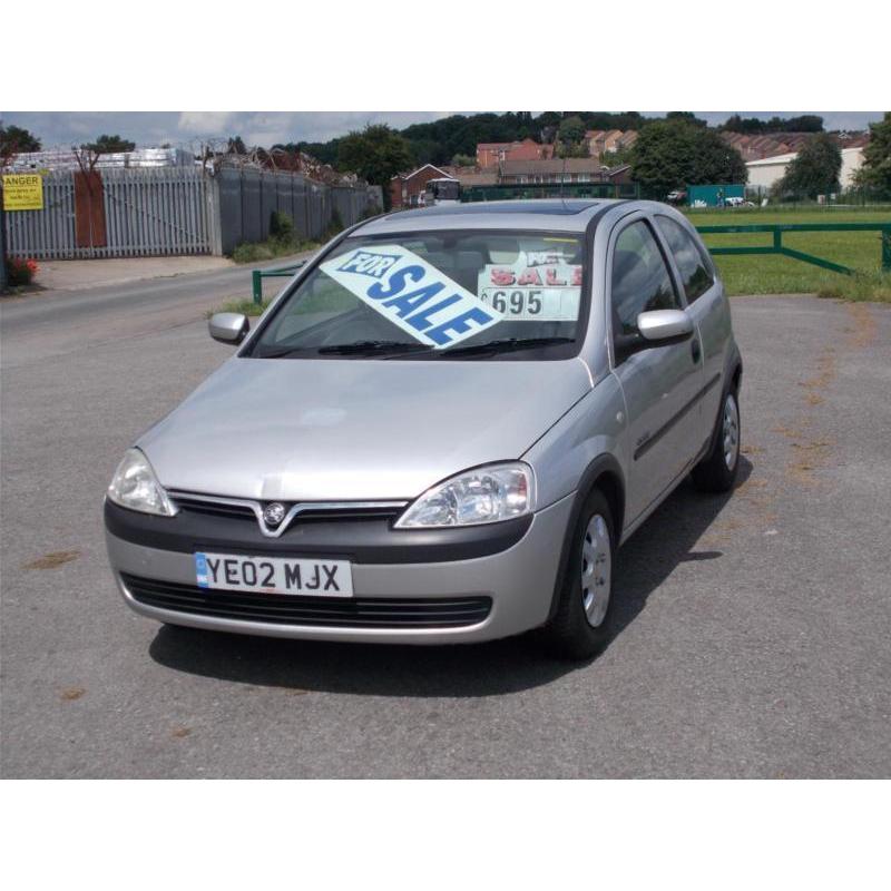 Vauxhall/Opel Corsa 1.0i 12v 2002MY Comfort