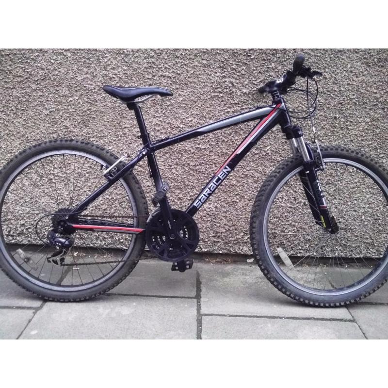 Saracen Tufftrax mountain bike - aluminium frame