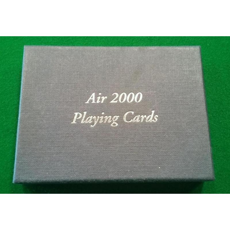 Air 2000 Playing cards sealed packs .