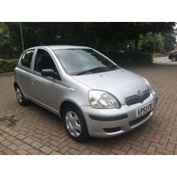 Toyota Yaris 1.0 VVT-i T3 5dr in Silver 2003 Very clean car MOT 27/10/16