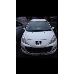 2012 peugeot 207 white