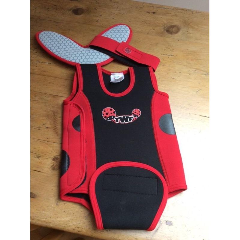 Baby (6-12 months) wrap wetsuit