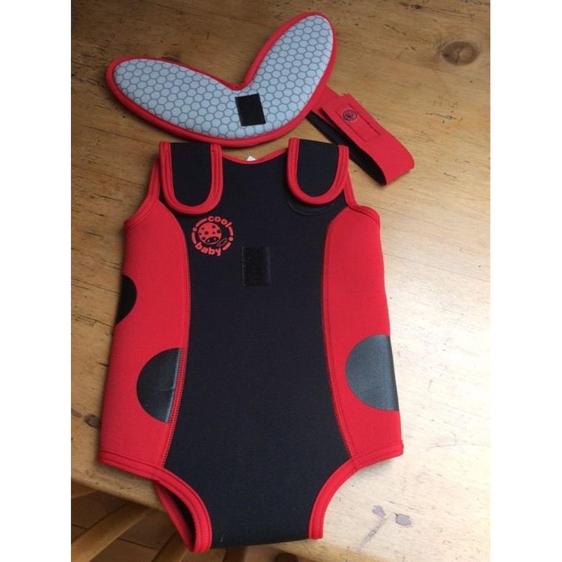 Baby (6-12 months) wrap wetsuit