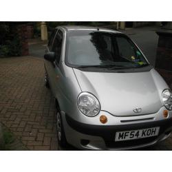 Daewoo Matiz X, 995cc manual owned from new, registered 15/9/04, MOT to 15/9/16