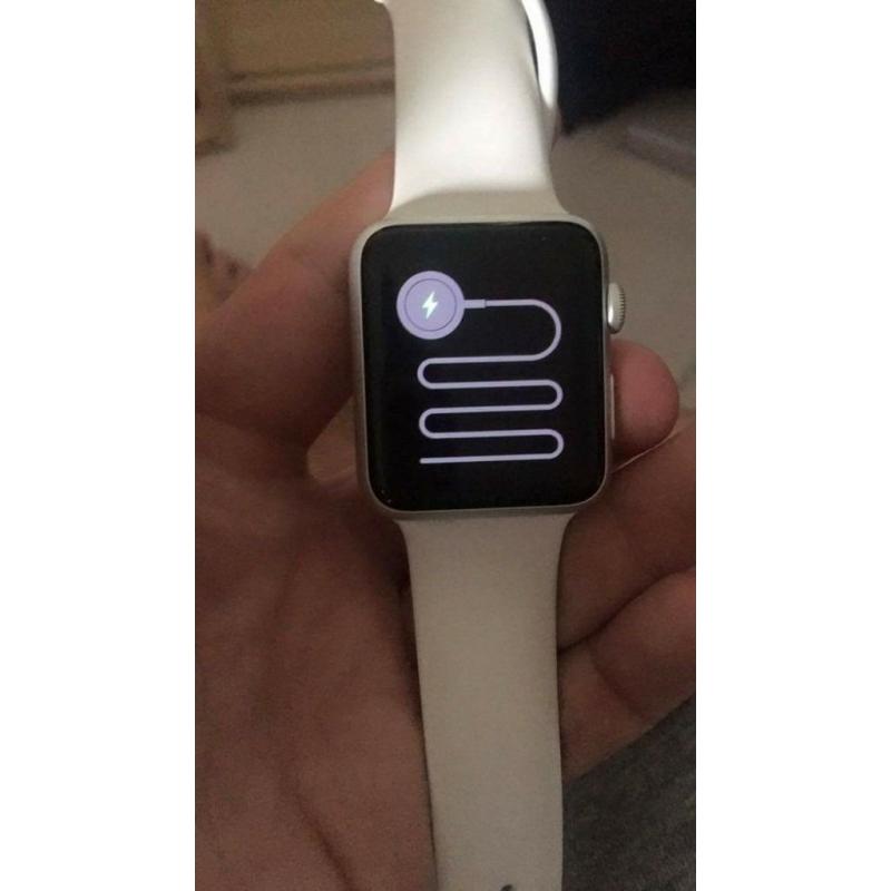 apple iwatch white used once