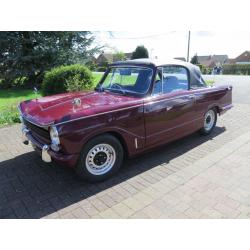 Triumph Herald 13/60 Convertible with 1500cc Spitfire engine and Overdrive