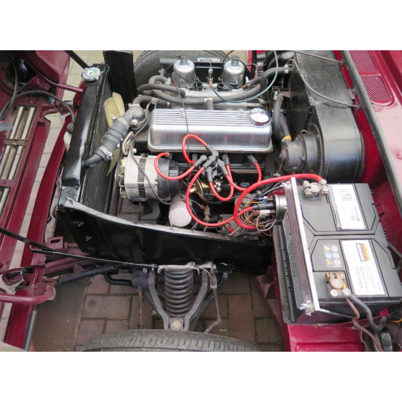 Triumph Herald 13/60 Convertible with 1500cc Spitfire engine and Overdrive