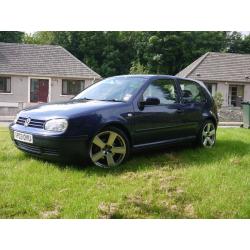 GOLF MK 4 2.0 GTI NEW MOT O9NLY 87000 MILES NEED GONE AS NEW CAR COMING NEXT WEEK