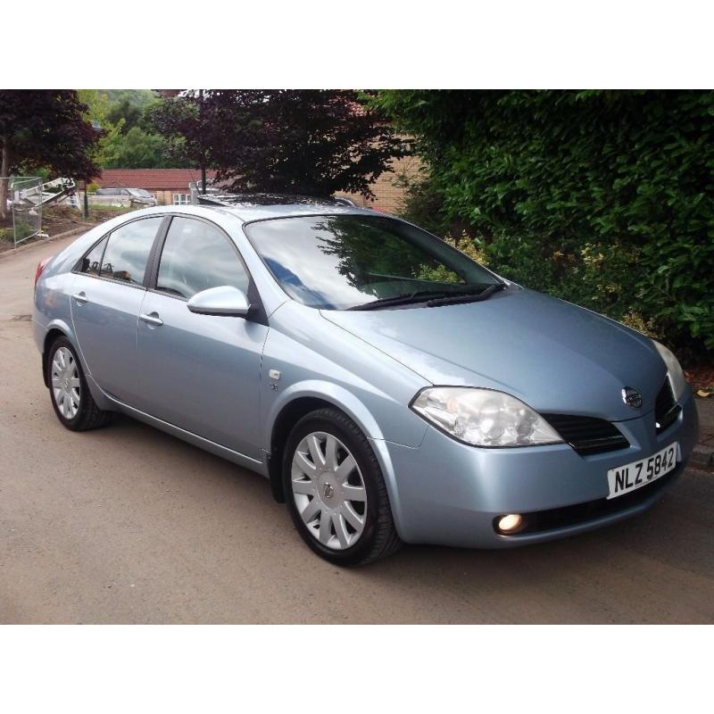 MINT NISSAN PRIMERA 2.2TD 1 OWNER *FULL MOT* SUNROOF REVERSE CAMERA NOT MONDEO SKODA AVENSIS PASSAT