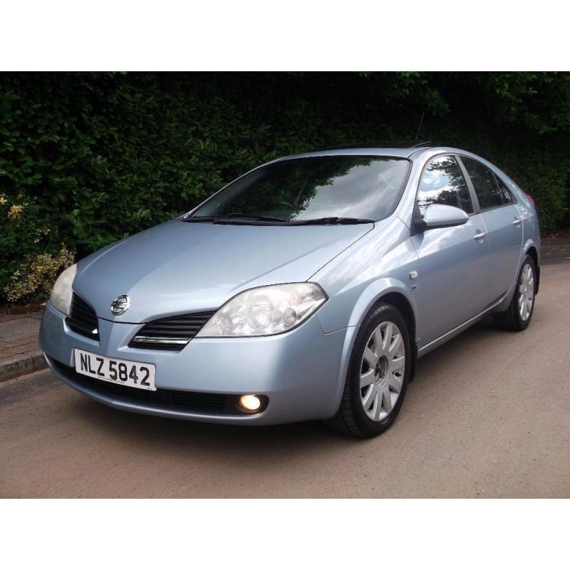 MINT NISSAN PRIMERA 2.2TD 1 OWNER *FULL MOT* SUNROOF REVERSE CAMERA NOT MONDEO SKODA AVENSIS PASSAT