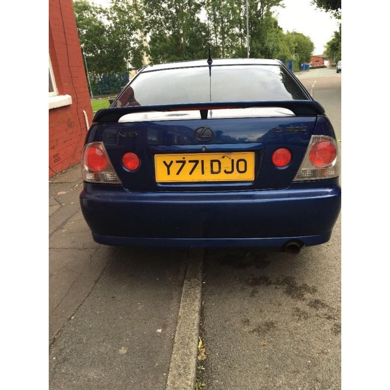 lexus is200 11 month mot 100k miles 2001