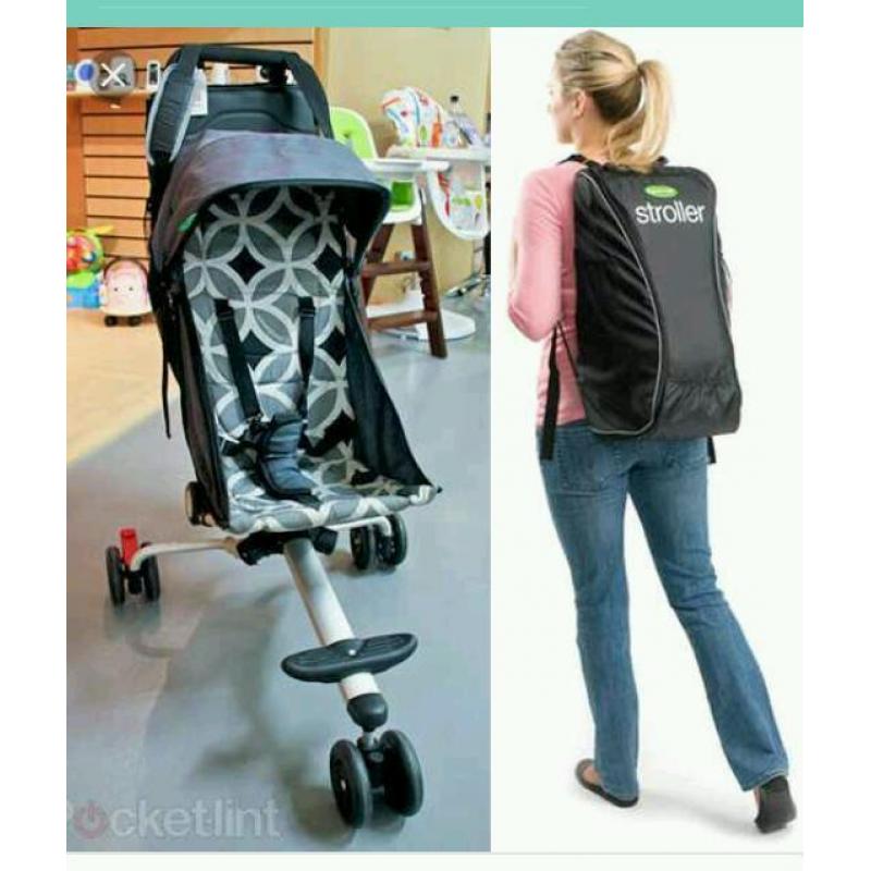 Quick smart back pack stroller