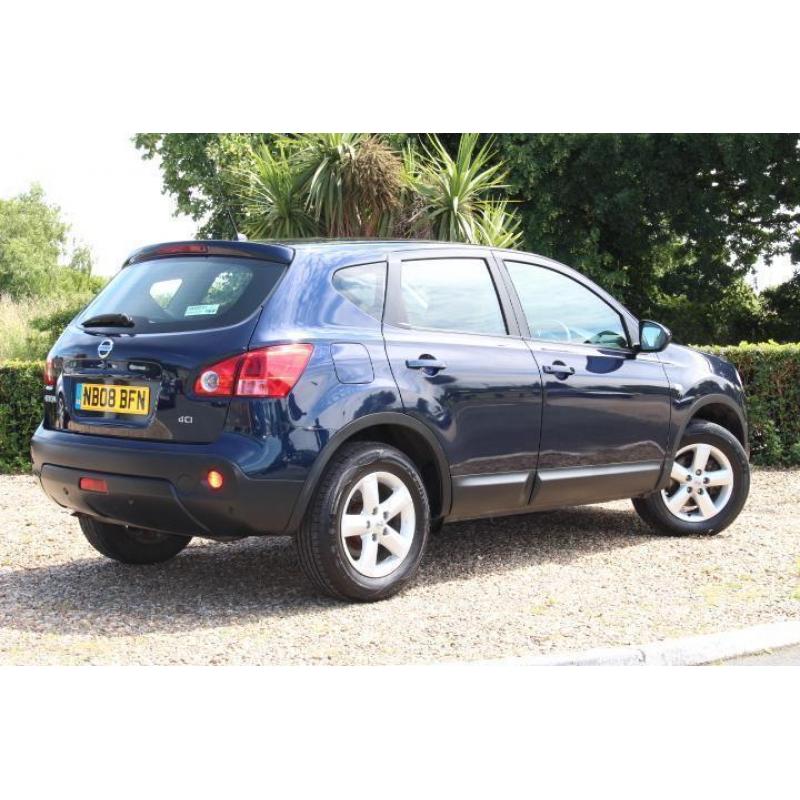 2008 Nissan Qashqai 1.5dCi 2WD Acenta 5 Door Hatchback Manual Diesel Family Car