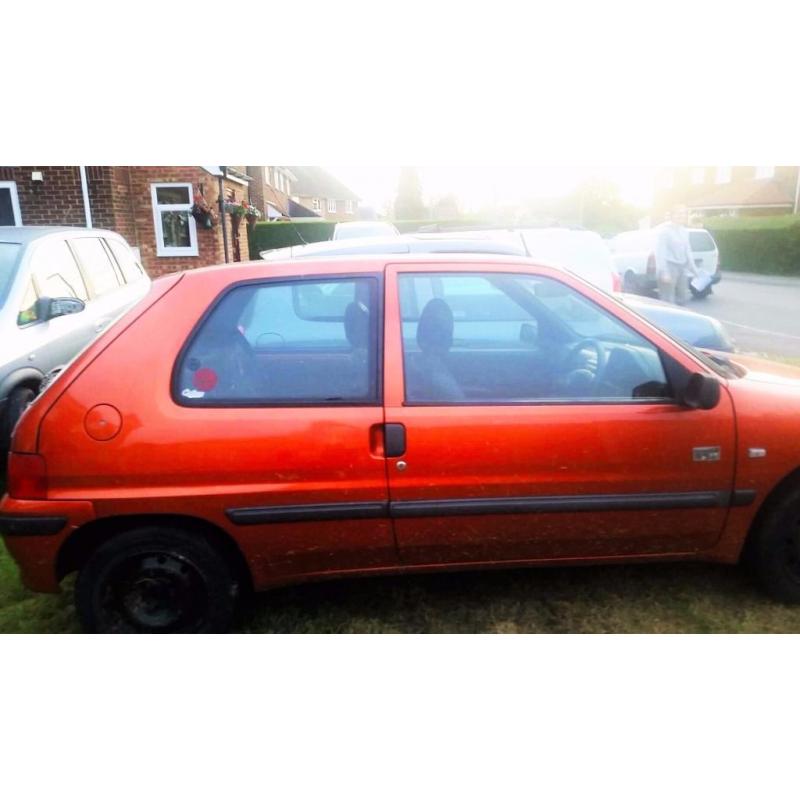 peugeot 106 1.1 litre independence (Limited edition ) For sale LONG MOT!