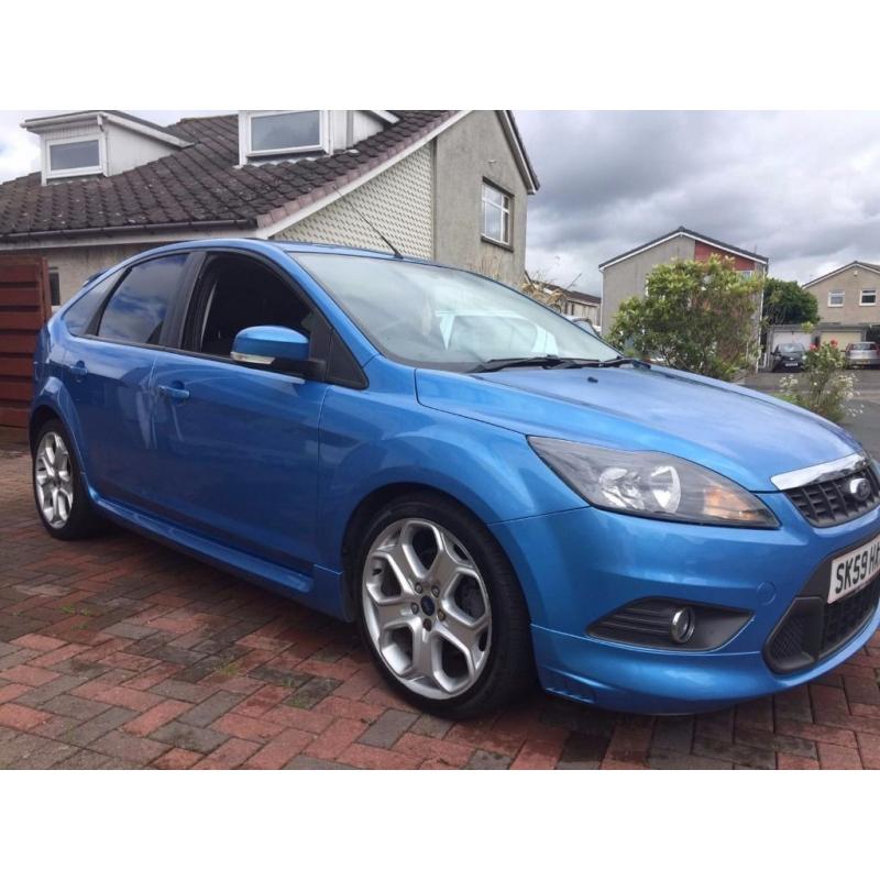 (59) Ford Focus zetec S - TDCi 5 dr - blue - low mileage - fsh - rare with body kit and top spec