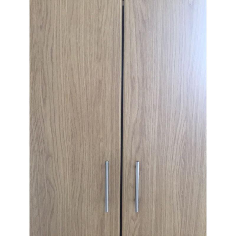 Wooden style 2 door wardrobe