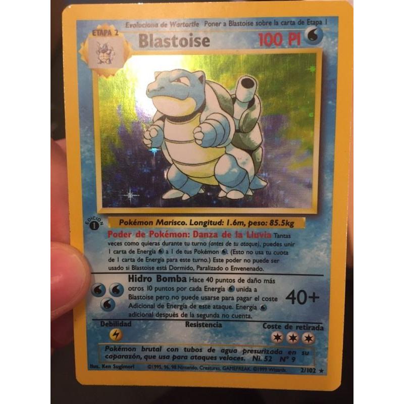 1st Edition Base Set Blastoise Rare Holo