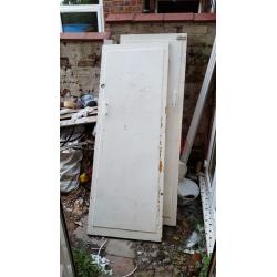 Doors from 1930's terrace house in Gorton