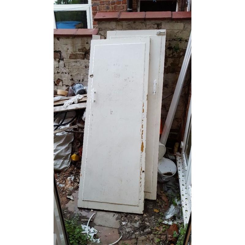 Doors from 1930's terrace house in Gorton