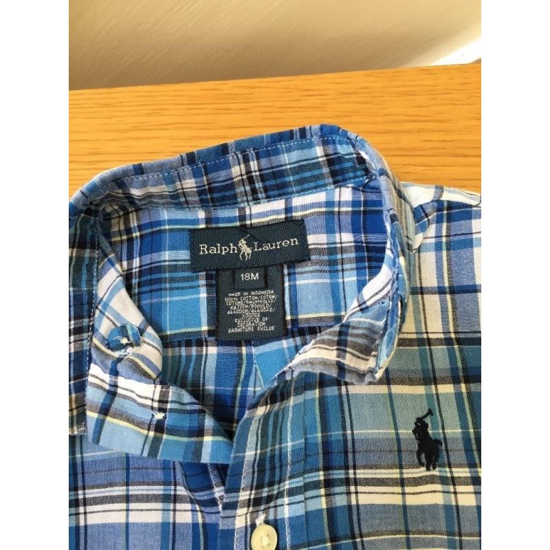 Baby boys Ralph Lauren shirt 18 months