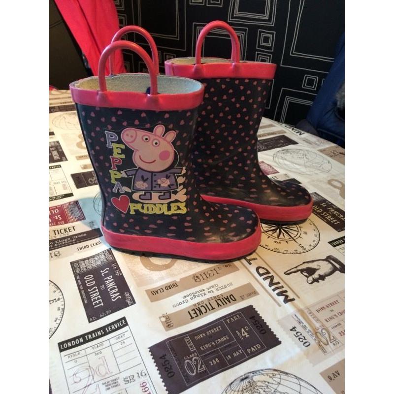 Peppa Pig Size 8 Wellies