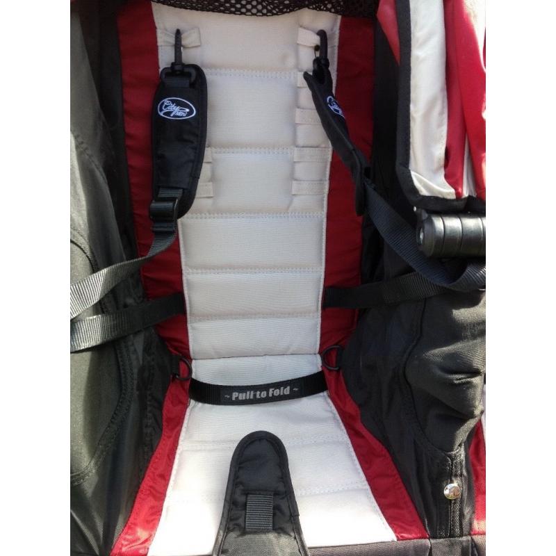 Baby Jogger City Mini double buggy. Excel cond hardly used inc extra long cozy toes & new rain cover