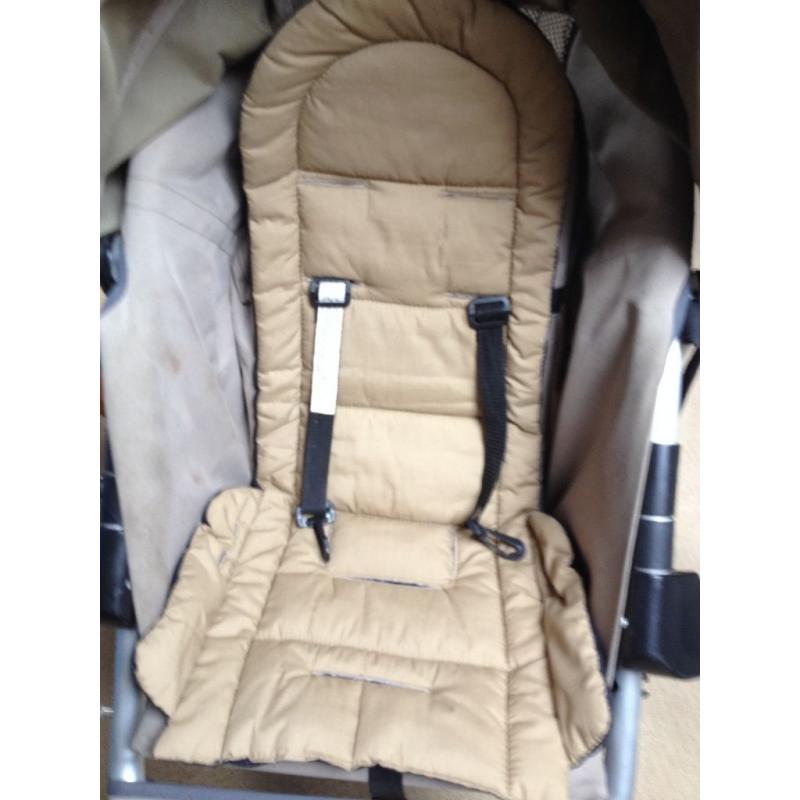 Out n About Single Nipper 360 (Beige/ Black)