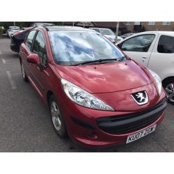 PEUGEOT 207 1.4 2007 5 DR HATCHBACK SERVICE HISTORY WARRANTY INC