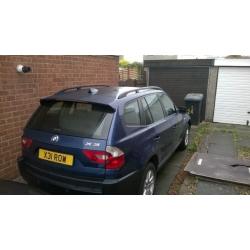 2005 BMW X3 2.5 manual x3 private plate swap for 4x4 estate or car