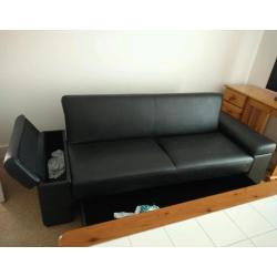 Sofa bed and dining table