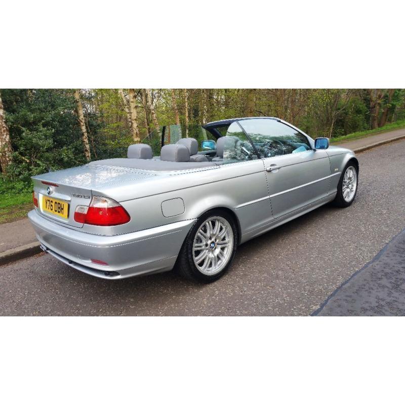 2001 BMW 330 CI CONVERTIBLE 109,000 MILES NEW MOT LOTS OF MONEY SPENT ON CAR STUNNING EXAMPLE