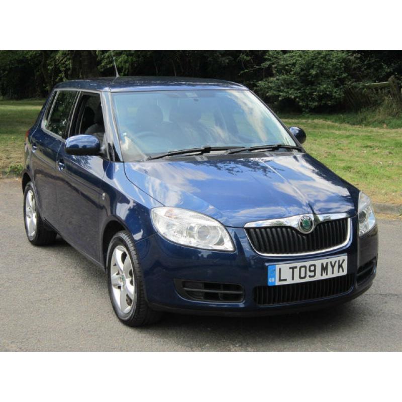 SKODA FABIA 2 1.2 HTP 12V 70HP 2009 (09) ONE LADY OWNER ONLY 46K FSH 7 X STAMPS!