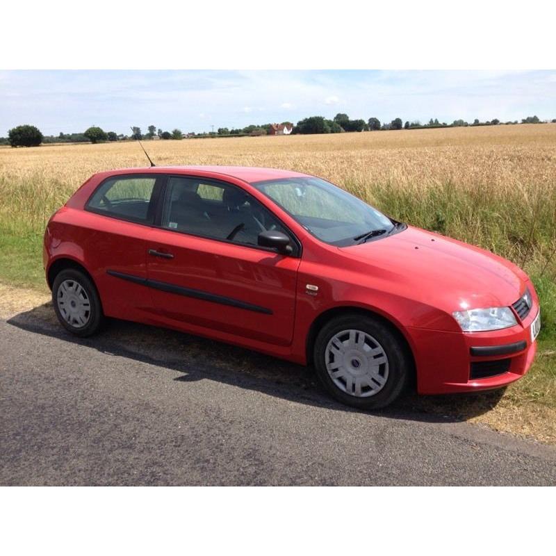 Fiat Stilo 2003 red - low miles - personal plate