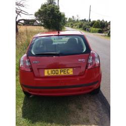 Fiat Stilo 2003 red - low miles - personal plate