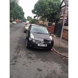 Automatic Black Nissan Micra