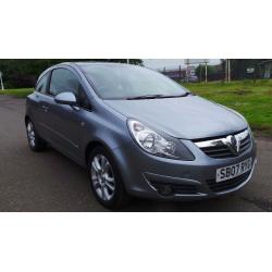 2007 07 VAUXHALL CORSA 1.3 CDTI SXI A/C MOT 11/16 DIESEL 3DR(PART EX WELCOME)FREE DRIVEAWAY INSURN