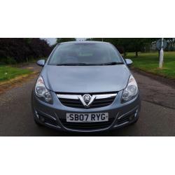 2007 07 VAUXHALL CORSA 1.3 CDTI SXI A/C MOT 11/16 DIESEL 3DR(PART EX WELCOME)FREE DRIVEAWAY INSURN