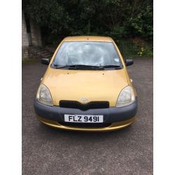 Toyota Yaris 11 months MOT Great first time Car