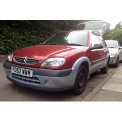 53 plate focus 1.6 petrol, 2002 saxo 1.1