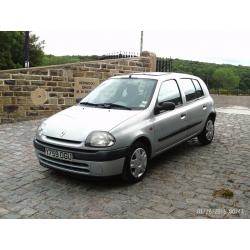 Renault Clio Grande RN In Silver. 2001 Yreg. New Starter Motor Fitted 14th April 2016