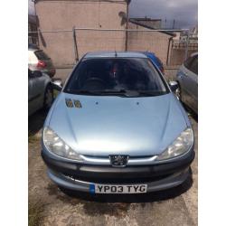 Peugeot 206 12 months mot