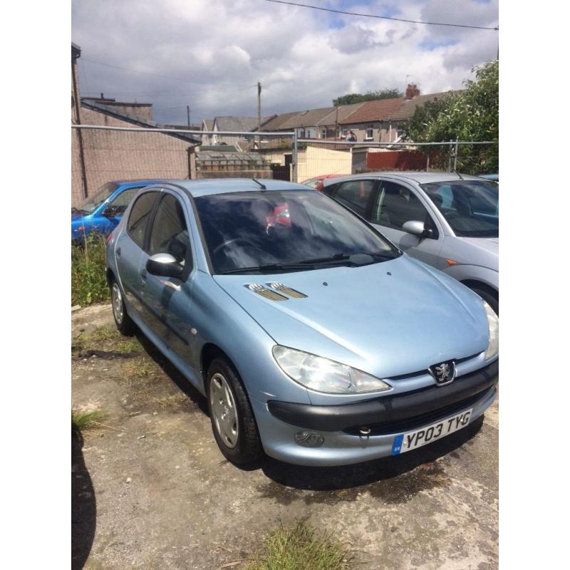 Peugeot 206 12 months mot