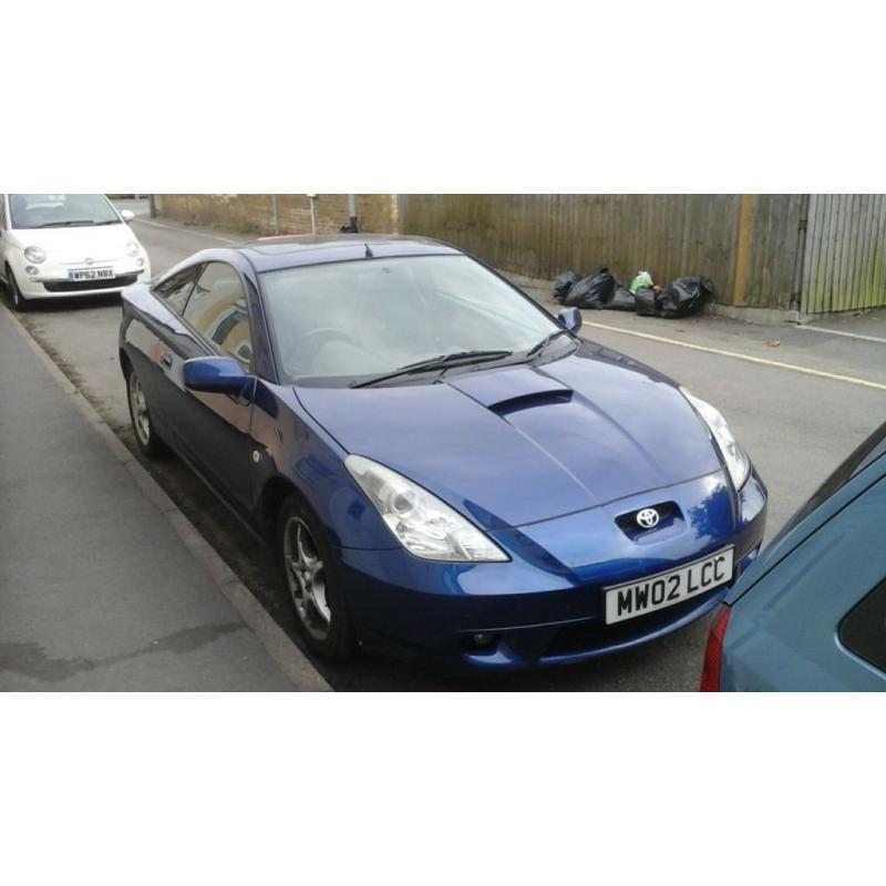 TOYOTA CELICA 1.8 IN GREAT CONDITION LEATHER SEATS AIR CON E/W E/SUNROOF MOT 14/04/17 RUNS GREAT