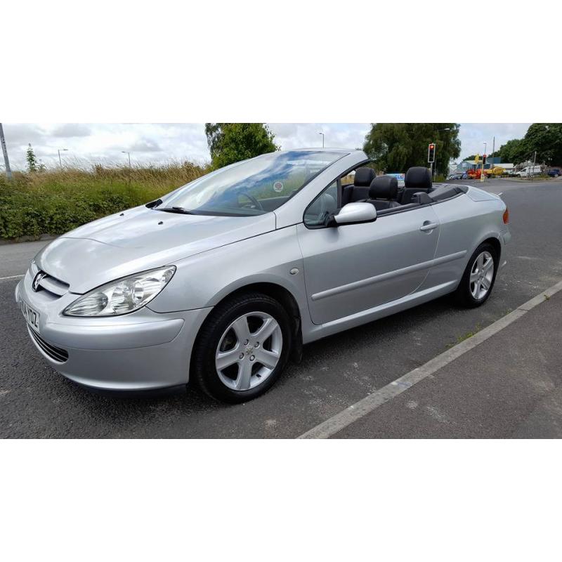 2004 PEUGEOT 307 CC CONVERTIBLE ~~Cambelt - Water Pump - Clutch FSH - MOT~~